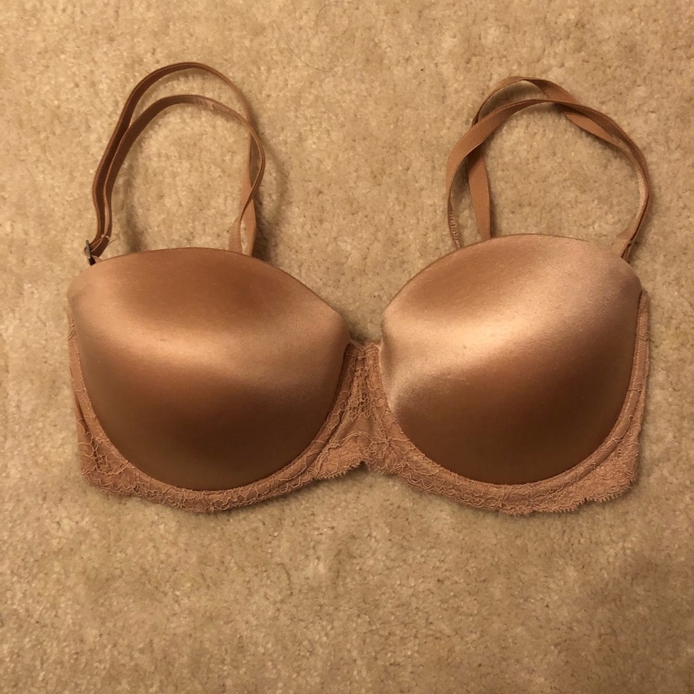 Victoria’s Secret Pink nude strapless multiway bra
